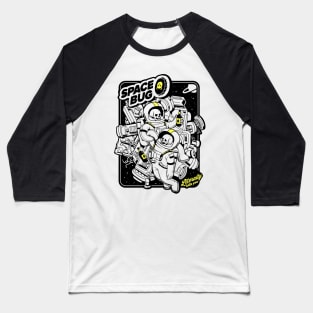 Spacebug / white Baseball T-Shirt